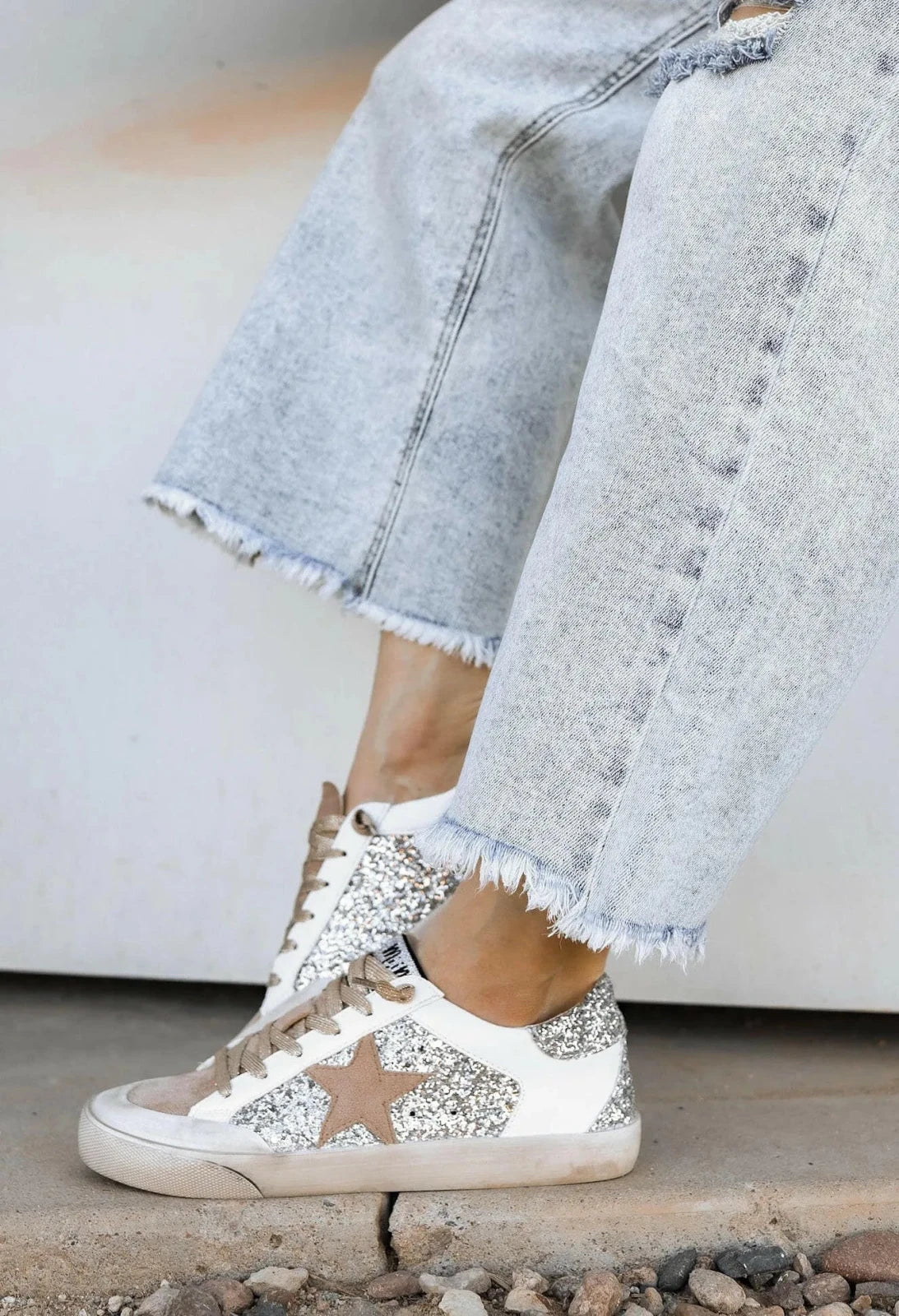Miss | Sneakers Dames Casual Glitter - Synthetisch - Miss Madera MIS-VENCVF