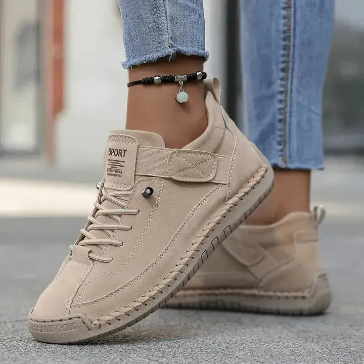 Sneakersy damskie Komfort Wsparcie łuku stopy - Mikrofibra
