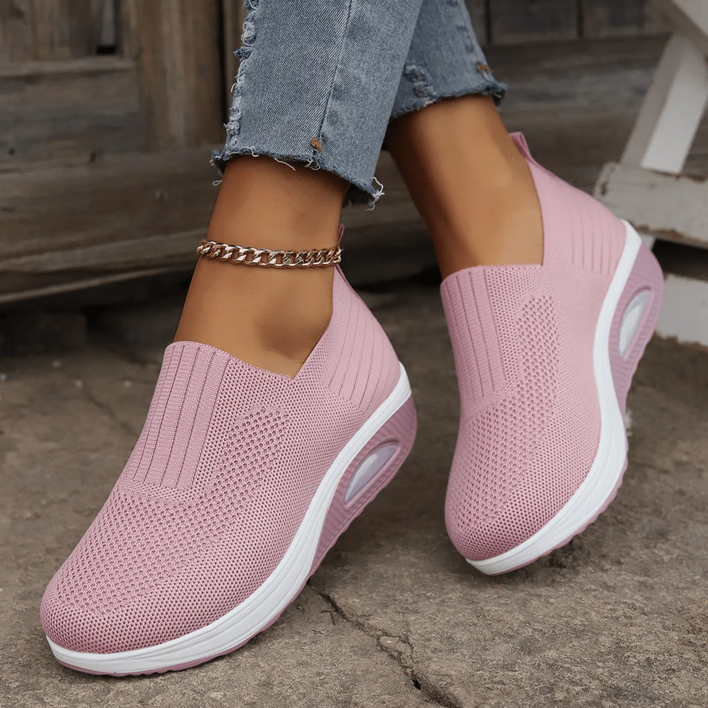 Miss | Sneakers Dames Comfort Instap - Canvas - Miss Madera MIS-9884B2