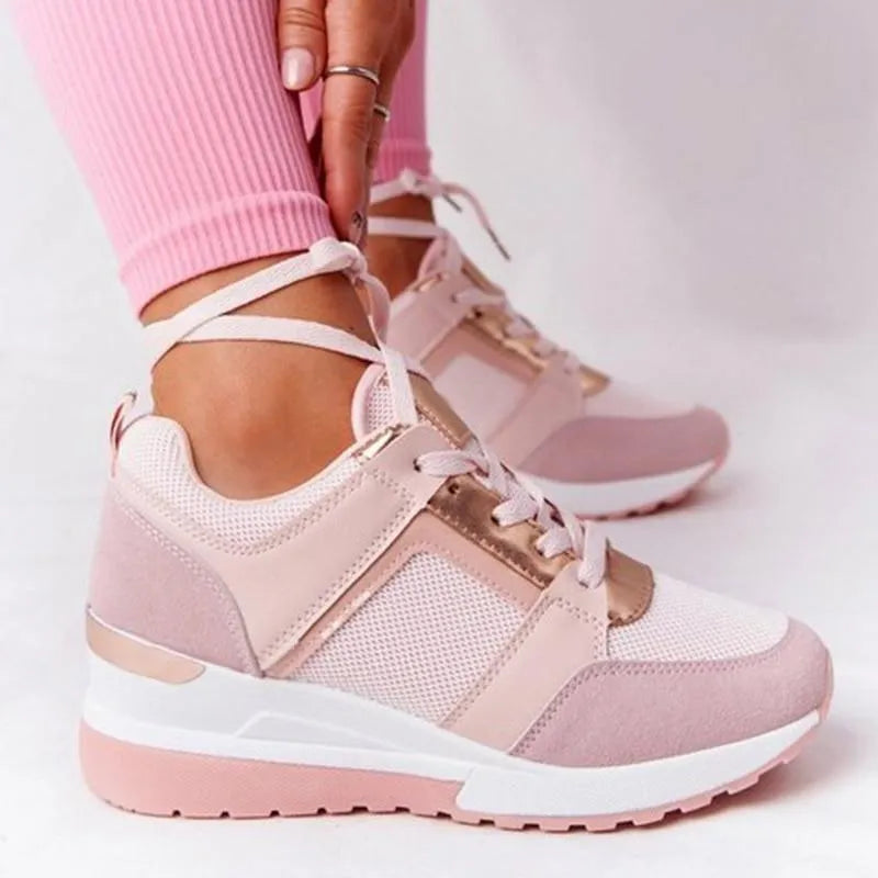 Miss | Sneakers Dames Orthopedisch Hoogteverhogend - Kunstleer - Miss Madera MIS-4F4F16