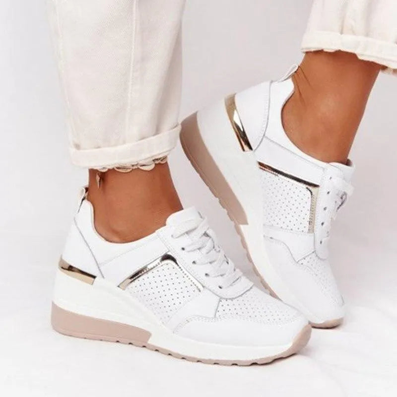 Miss | Sneakers Dames Orthopedisch Hoogteverhogend - Kunstleer - Miss Madera MIS-542F7E