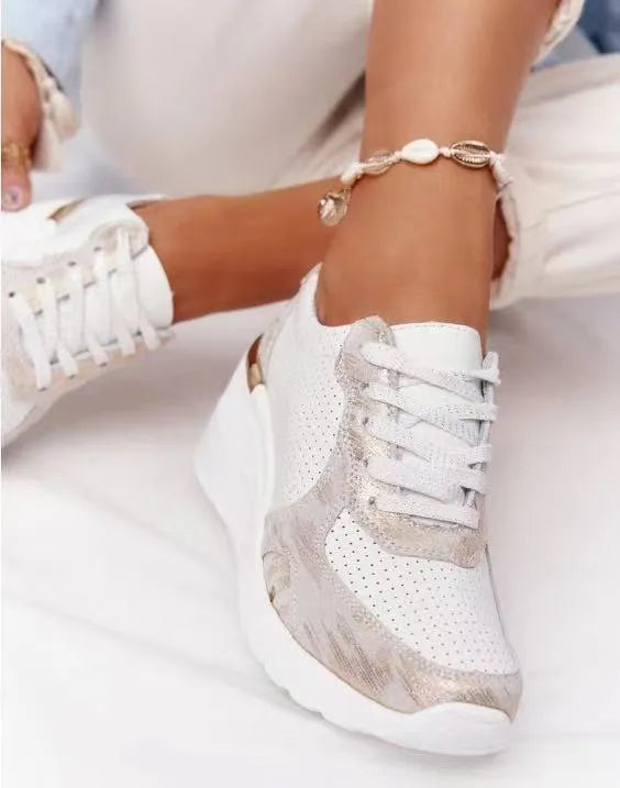 Miss | Sneakers Dames Orthopedisch Hoogteverhogend - Kunstleer - Miss Madera MIS-542F7E