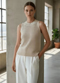 Miss | Tank Top Dames Casual - Katoenmix - Miss Madera