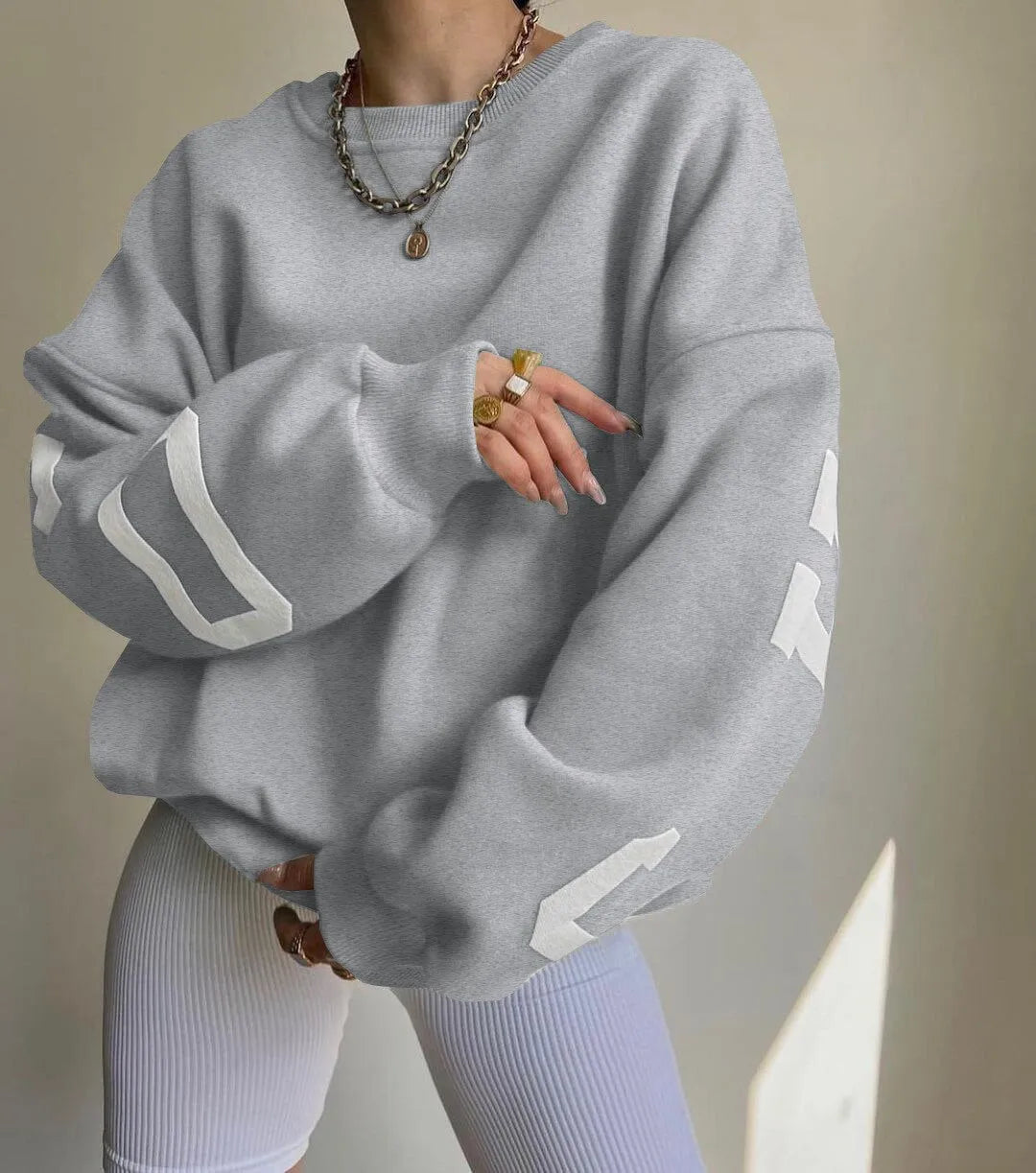 Miss | Trui Dames Oversized - Katoenmix - Miss Madera MIS-F46CEE