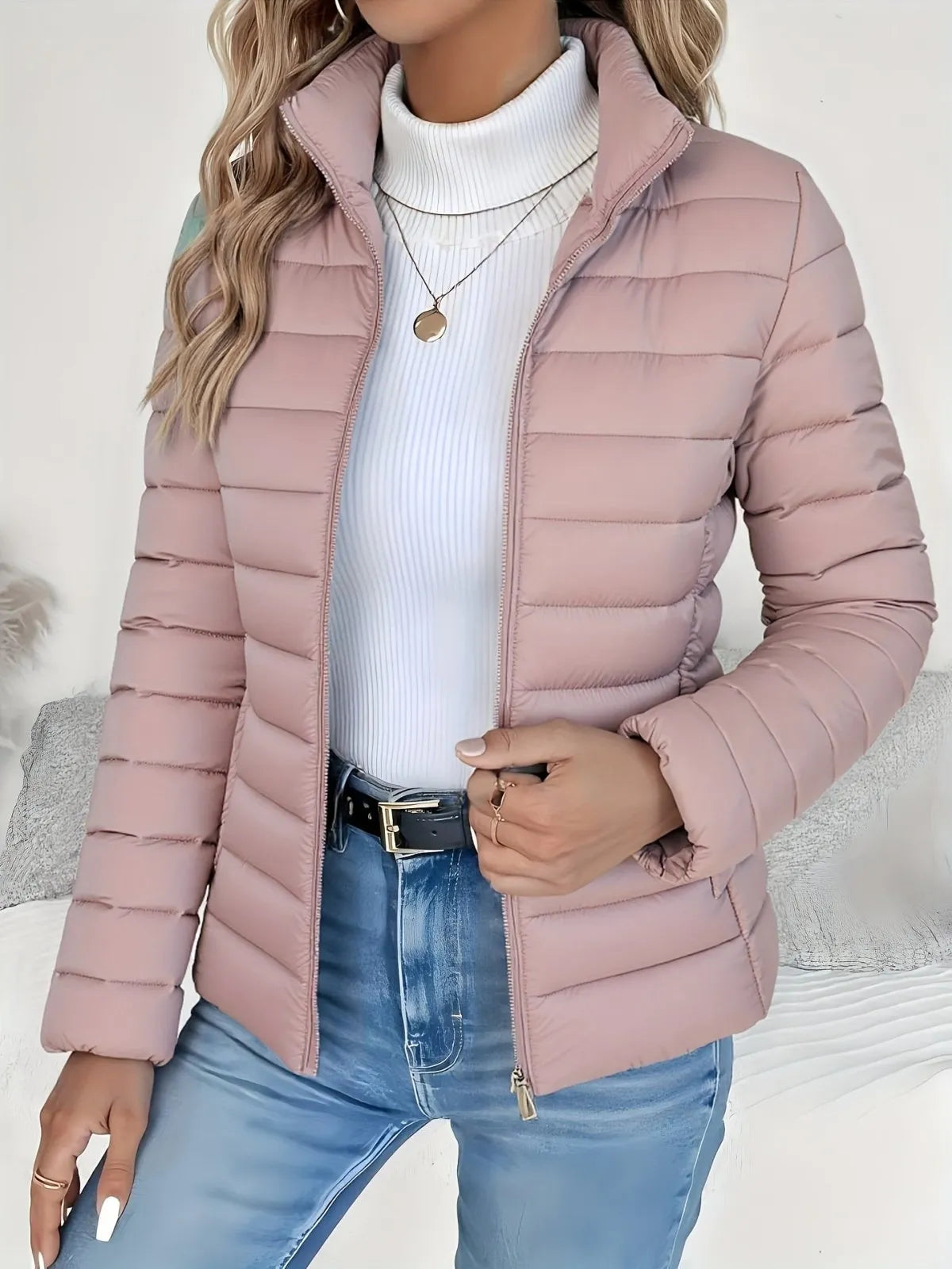 Miss | Tussenjas Dames Oversized Staande Kraag - Katoenmix - Miss Madera MIS-AA2CF5