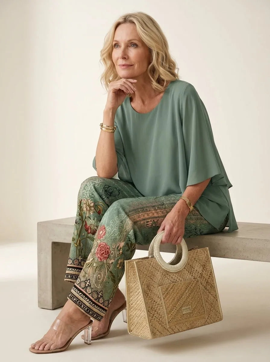 Miss | Twee-delige Set Dames Lente-Zomer Relaxed - Polyestermix - Miss Madera MIS-0F27D3