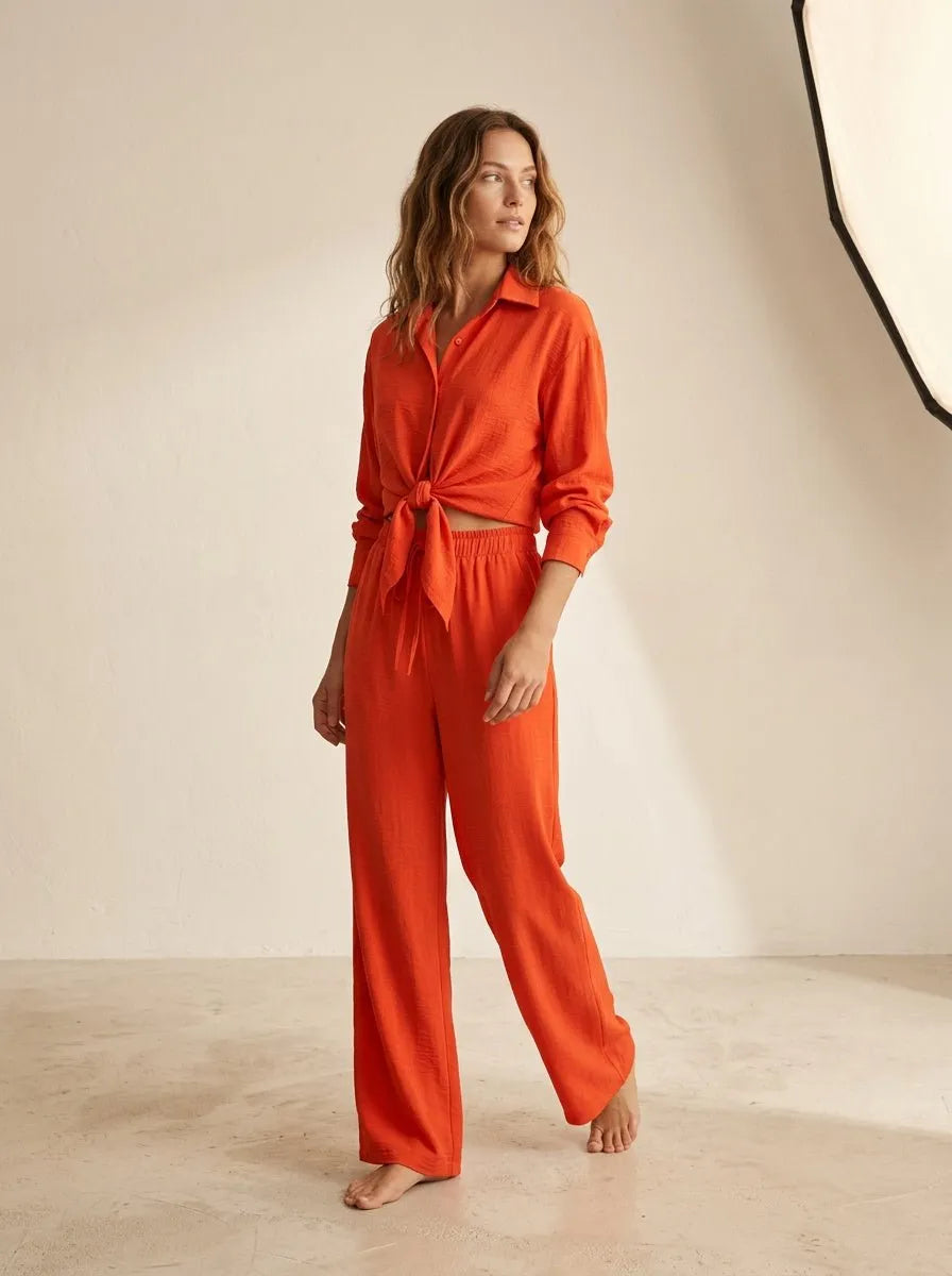 Miss | Tweedelige Set Dames Zomer - Rayon/Katoenmix - Miss Madera MIS-BDC9C4