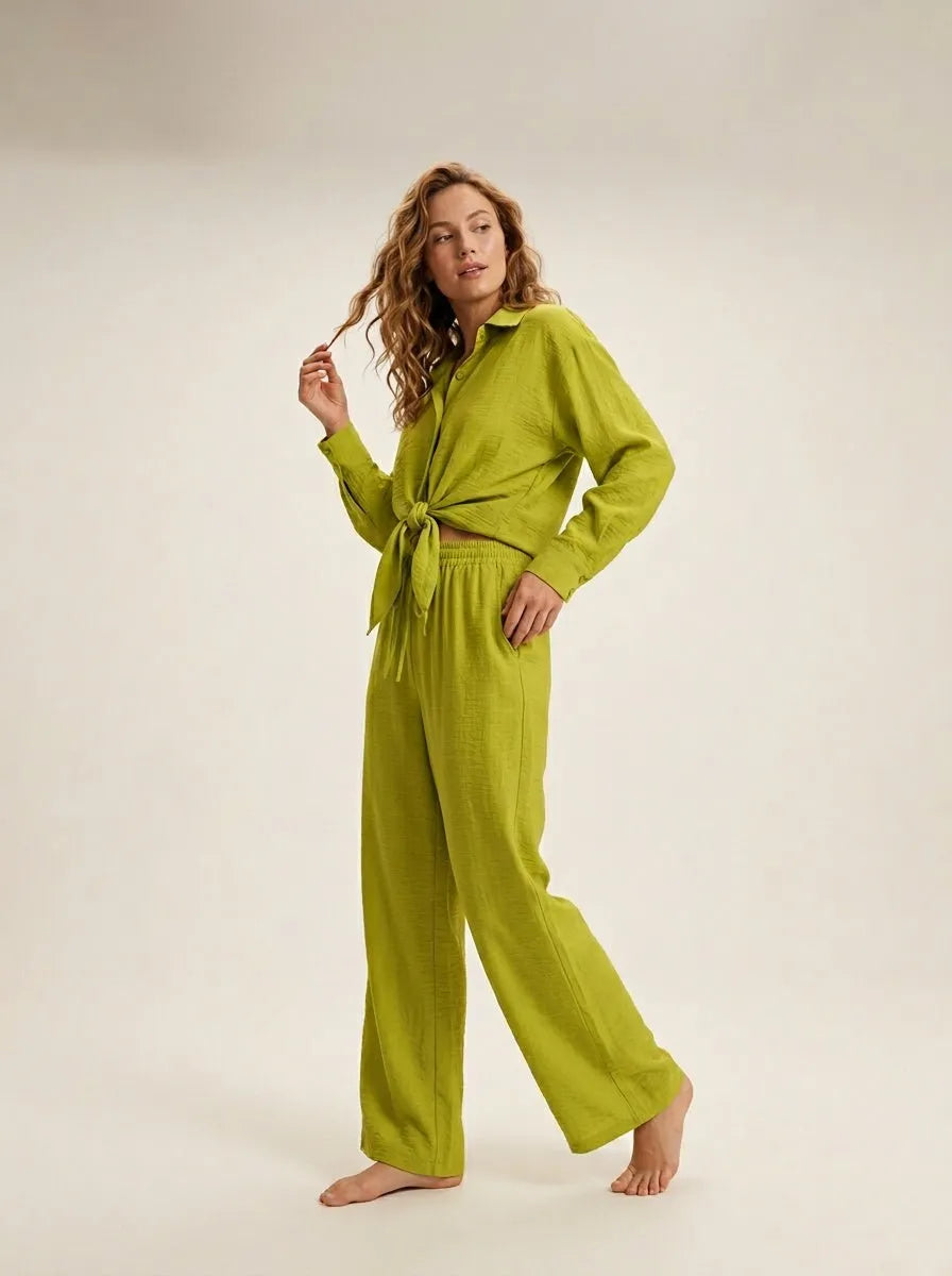 Miss | Tweedelige Set Dames Zomer - Rayon/Katoenmix - Miss Madera MIS-7D5AC1