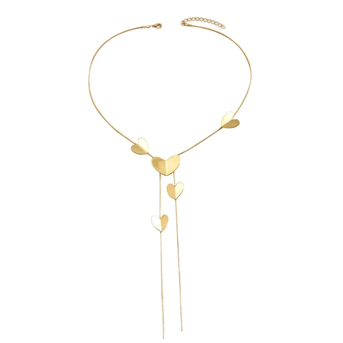 Miss | clavicula ketting - hartvormige elementen - Miss Madera MIS-663F05