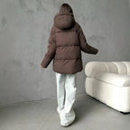 Jas Dames Oversized Gewatteerd met Capuchon