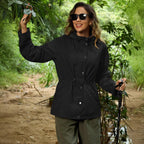 Jurk Dames Waterafstotend Verstelbare Capuchon - Polyester