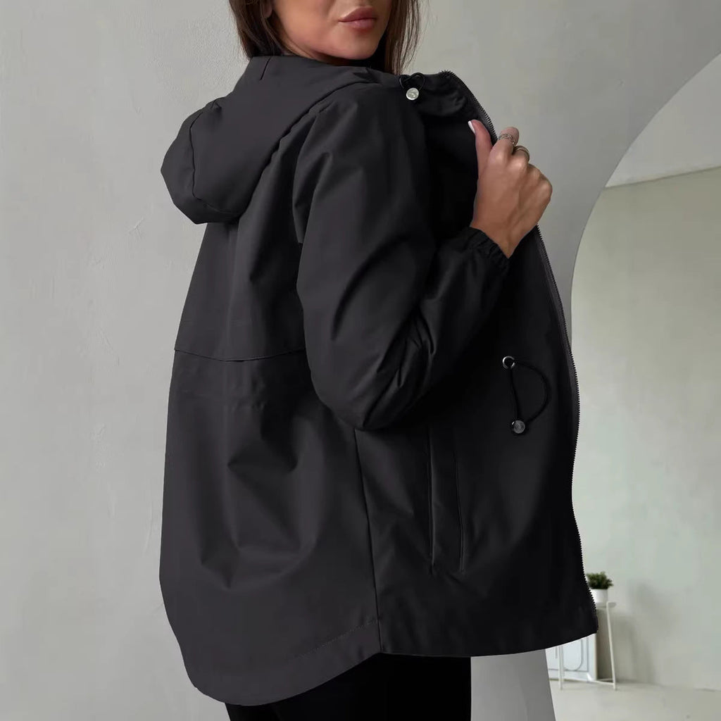 Miss | Wind Jas Dames Outdoor Capuchon Ruime Zakken