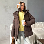 Jas Dames Oversized Gewatteerd met Capuchon