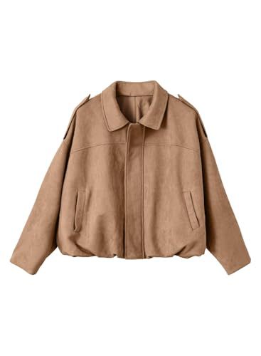 Jurk Dames Oversized Casual met Zakken - Kaki