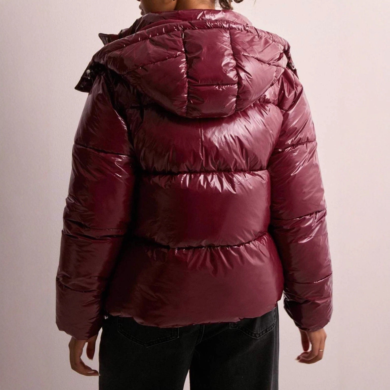 Jurk Dames Gewatteerd Figuurvormend met Capuchon - Polyester