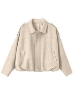 Jurk Dames Oversized Casual met Zakken - Elfenbein