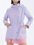 Jurk Dames Waterafstotend Verstelbare Capuchon - Polyester - Lavendel