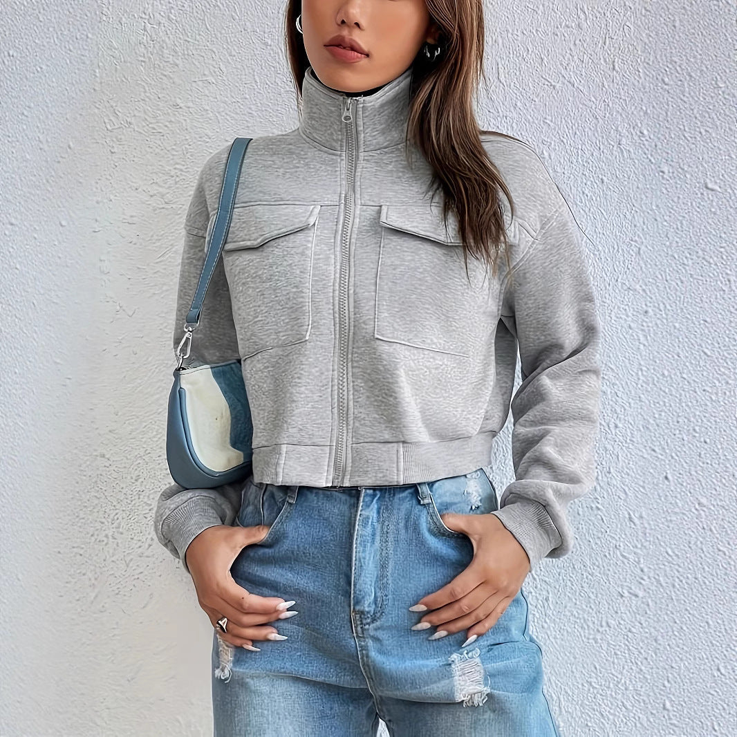 Jurk Dames Cropped Casual Rits - Polyester