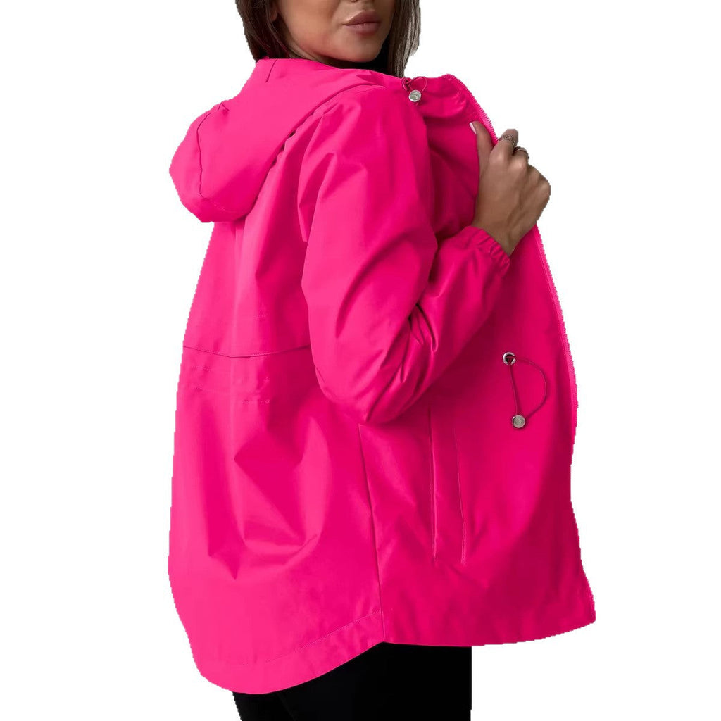 Miss | Wind Jas Dames Outdoor Capuchon Ruime Zakken