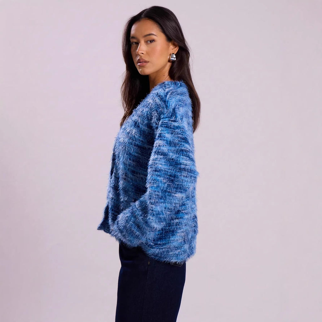 Miss | Gebreide Jurk Dames Oversized Off-Shoulder
