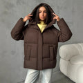 Jas Dames Oversized Gewatteerd met Capuchon