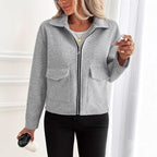 Jurk Dames Fleece Ritssluiting Casual - Fleece