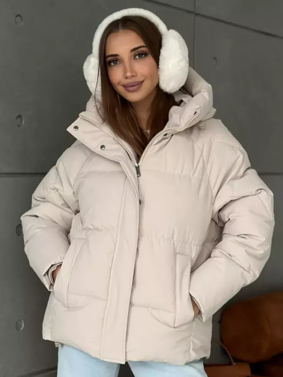 Jas Dames Oversized Gewatteerd met Capuchon