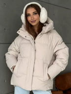 Jas Dames Oversized Gewatteerd met Capuchon