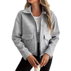 Jurk Dames Fleece Ritssluiting Casual - Fleece