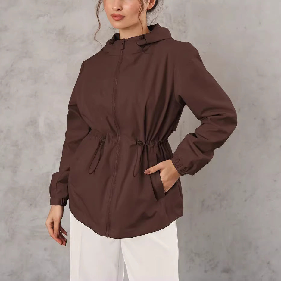 Miss | Wind Jas Dames Outdoor Capuchon Ruime Zakken