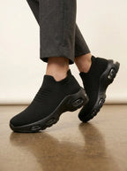 Orthopedische Slip-on Sneakers Zwart - Miss Madera MIS-7B8E74