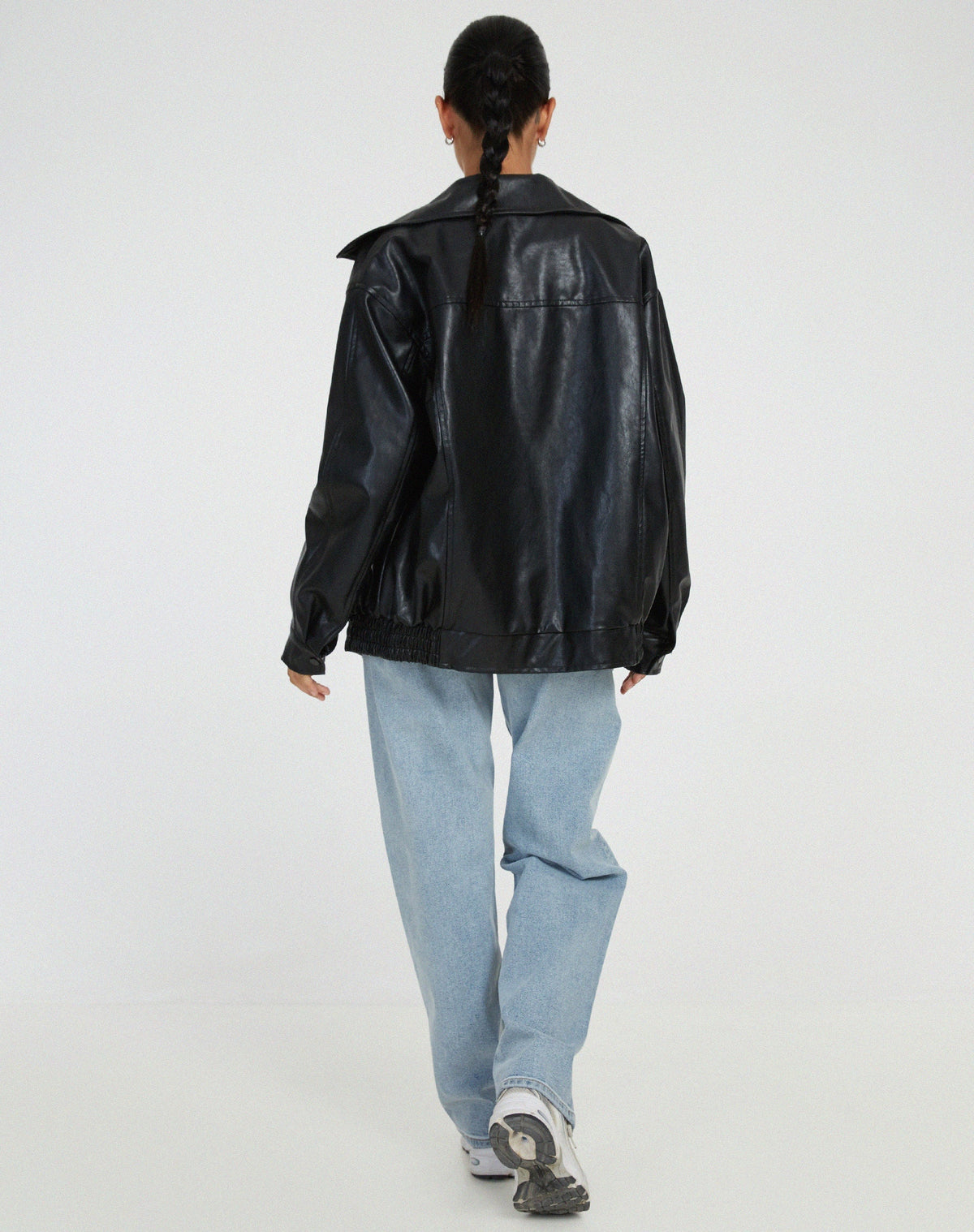 Miss | Jas Dames Oversized Bomber Elastische Boorden