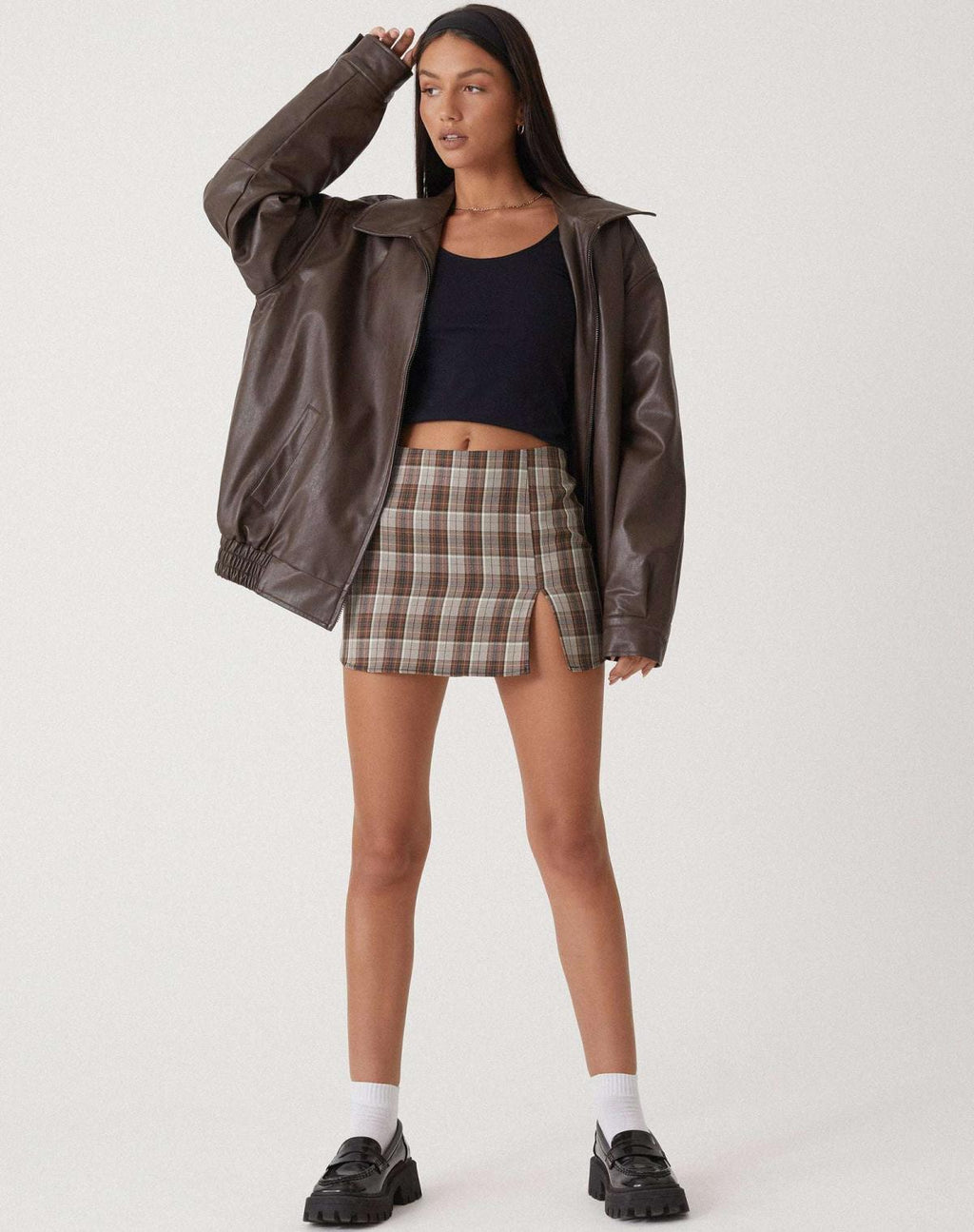 Miss | Jas Dames Oversized Bomber Elastische Boorden