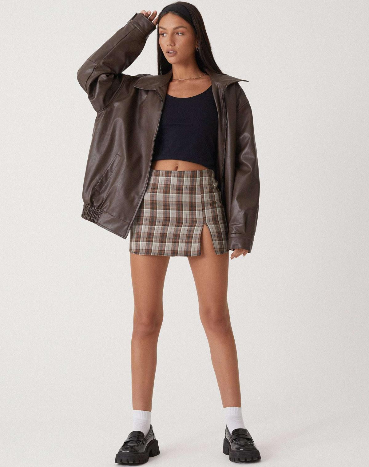 Miss | Jas Dames Oversized Bomber Elastische Boorden