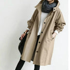 Miss | Jas Dames Oversized Longline Trenchcoat