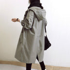 Miss | Jas Dames Oversized Longline Trenchcoat