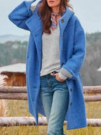 Miss | Jas Dames Oversized Capuchon Lang - Teddy