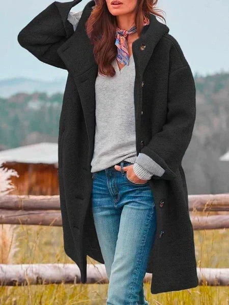 Miss | Jas Dames Oversized Capuchon Lang - Teddy