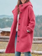 Miss | Jas Dames Oversized Capuchon Lang - Teddy