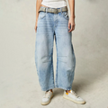 Miss | Jeans Dames Barrel Leg Mid Rise Cropped