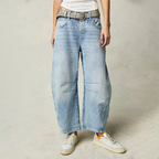 Miss | Jeans Dames Barrel Leg Mid Rise Cropped