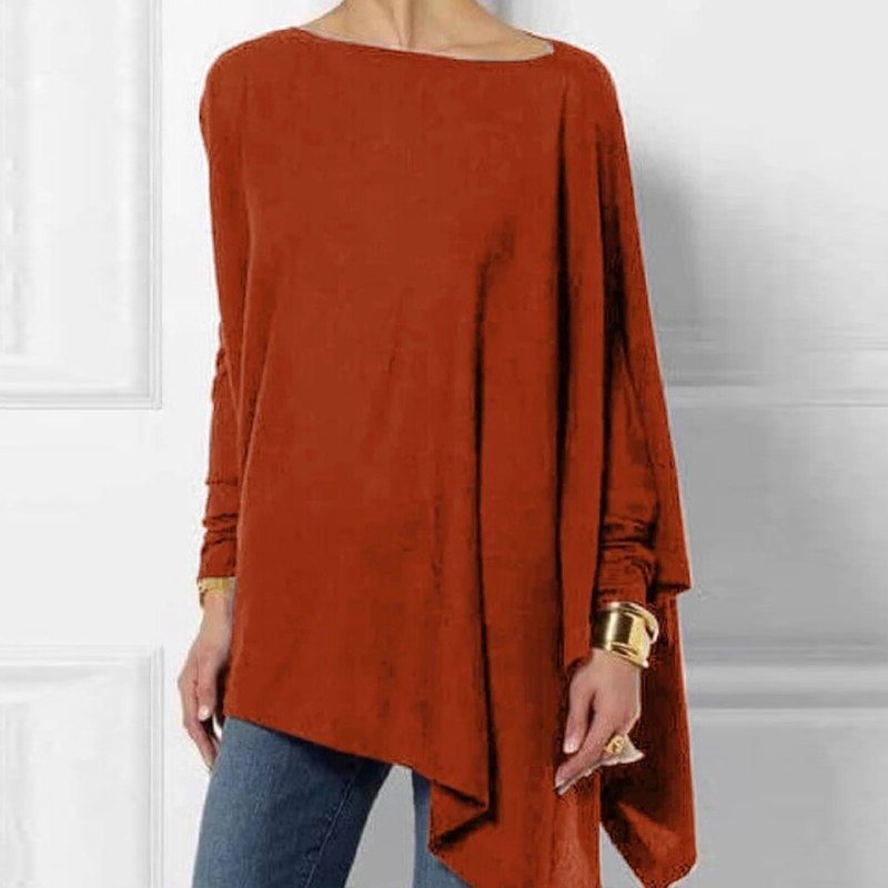 Miss | Top Dames Relaxed Fit Asymmetrische Zoom Lange Mouw