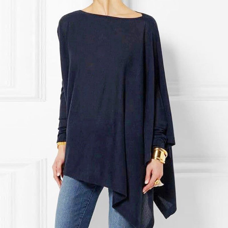 Miss | Top Dames Relaxed Fit Asymmetrische Zoom Lange Mouw