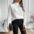 Miss | Trui Dames Colthals Raglanmouw Relaxed Fit