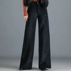 Miss | Wide Leg Broek Dames Hoge Taille Retro Vloerlang