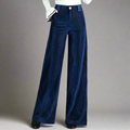 Miss | Wide Leg Broek Dames Hoge Taille Retro Vloerlang