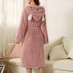 Miss | Badjas Dames Winter Zacht Warm Kamerjas