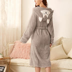 Miss | Badjas Dames Winter Zacht Warm Kamerjas