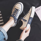 Sneakers Dames Low-Top Verhoogde Zool - Sneakers - Beige (Bijna uitverkocht)