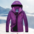 Outdoorjas Dames Waterdicht met Capuchon Regular Fit